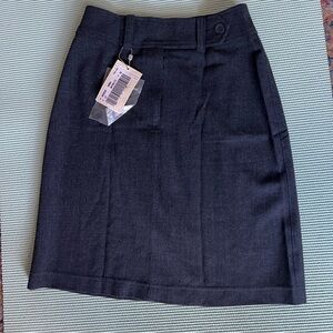 Armani Skirt in Antracite (Dark Grey), Made in Italy, US Women's Size 4